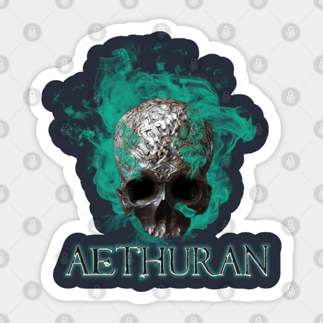 Aethuran Logo Sticker by Aethuran